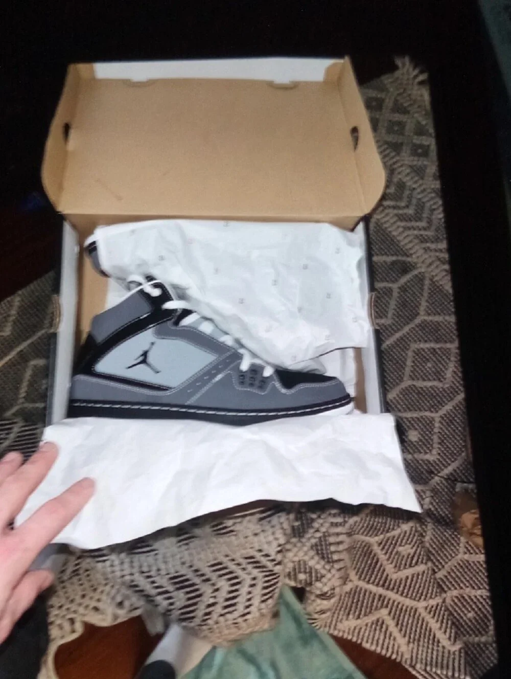 Nike Air Jordan 1 Flight Light Graphite Size 12 Men Item 20
